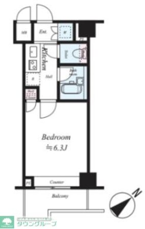 ルーブル溝の口参番館の物件間取画像
